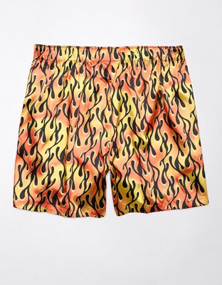 AEO Flames Satin Pocket Boxer Short