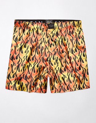 AEO Flames Satin Pocket Boxer Short