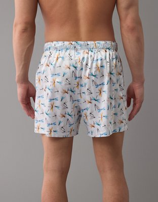 AEO Dragonflies Satin Pocket Boxer Short