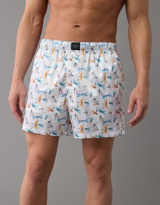 AEO Dragonflies Satin Pocket Boxer Short