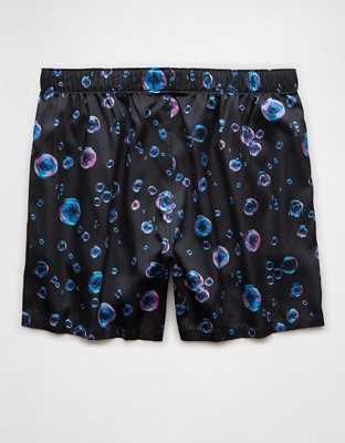 AEO Men's Bubbles Satin Pocket Boxer Short