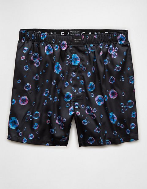 Мужские брюки American Eagle AEO Bubbles Satin Pocket Boxer Short