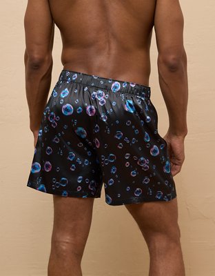 AEO Men's Bubbles Satin Pocket Boxer Short