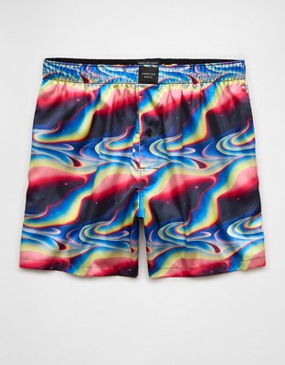 AEO Rainbow Road Satin Pocket Boxer Short