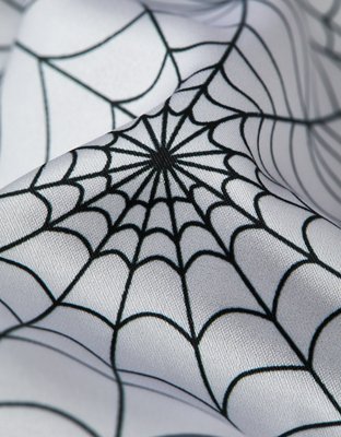 AEO Spider Web Halloween Satin Pocket Boxer Short