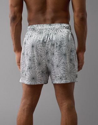 AEO Spider Web Halloween Satin Pocket Boxer Short