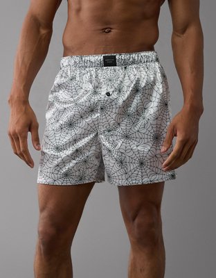 AEO Spider Web Halloween Satin Pocket Boxer Short