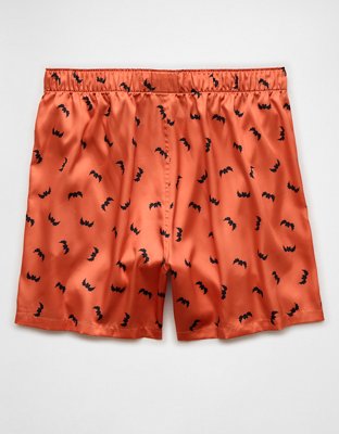 Мужские брюки American Eagle AEO Snoopy Bats Satin Pocket Boxer Short — фото 4