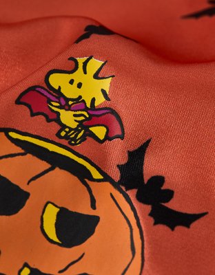 Мужские брюки American Eagle AEO Snoopy Bats Satin Pocket Boxer Short — фото 2