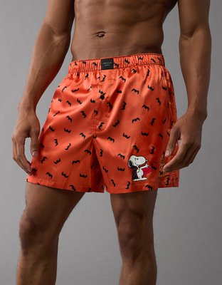 AEO Snoopy Bats Satin Pocket Boxer Short