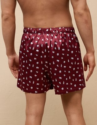 AEO Men's Tiny Polar Bears Pocket Boxer Short