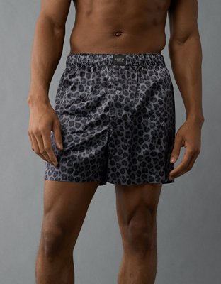 BADBLOOD★韓国人気 Satin Micro Boxer Shorts - Leopard Satin Boxer Shorts – thethingsbetween