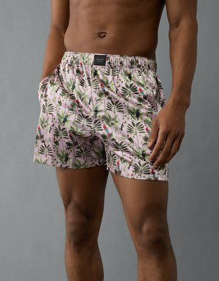 AEO Men´s Bird Tapestry Satin Pocket Boxer Short