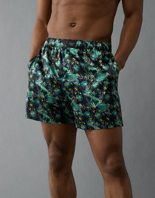 AEO Men´s Elephant Tapestry Satin Pocket Boxer Short