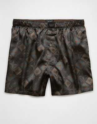 AEO Men's Bandana Satin Pocket Boxer Short