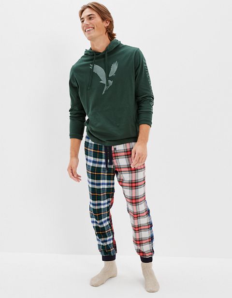 Мужские брюки American Eagle AE Patchwork Flannel Pant
