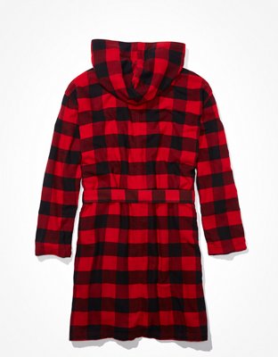 AE Plaid Flannel Robe