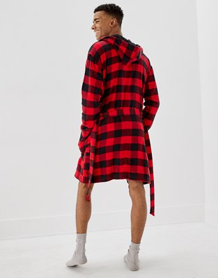 AE Plaid Flannel Robe