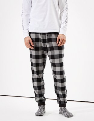 AE Plaid Flannel Jogger Pant