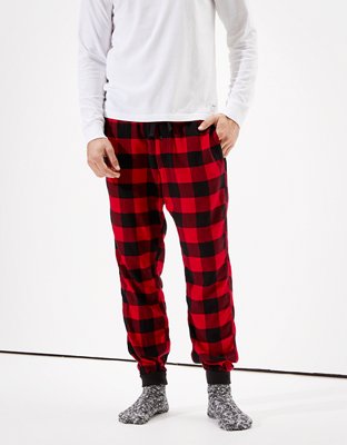 Men's Flannel Jogger Pajama Pants