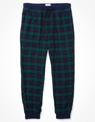 flannel joggers for men