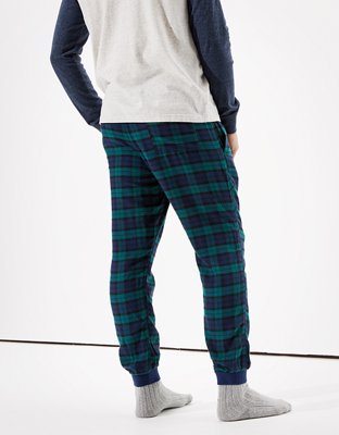 mens flannel joggers