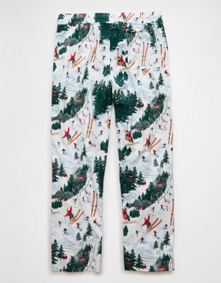 AE Flannel Open Leg PJ Pant