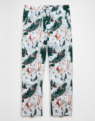 AE Flannel Open Leg PJ Pant