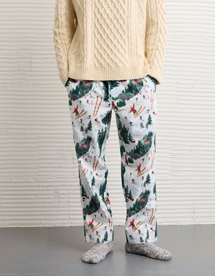 AE Flannel Open Leg PJ Pant