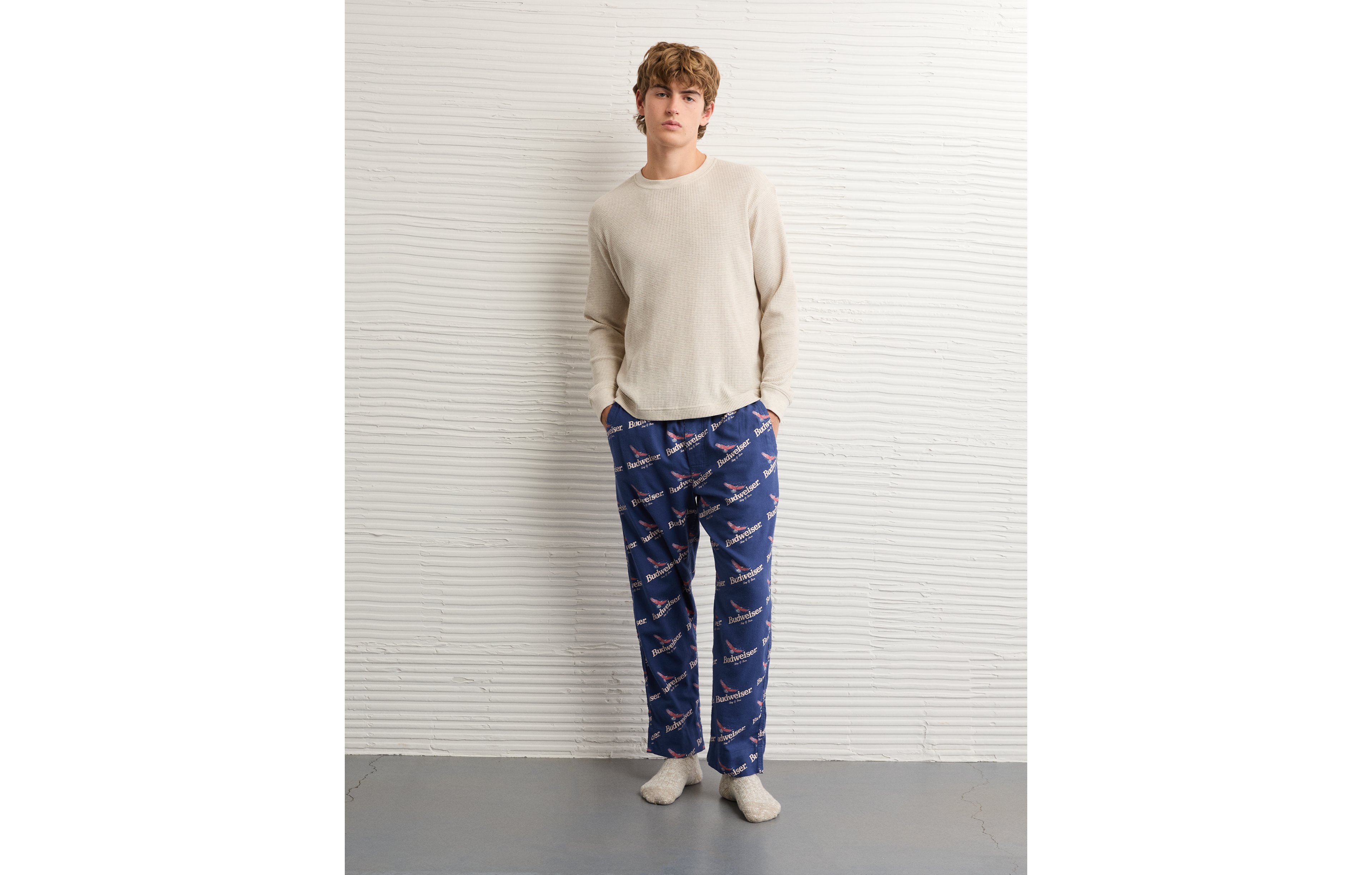 AE Budweiser Flannel PJ Pant