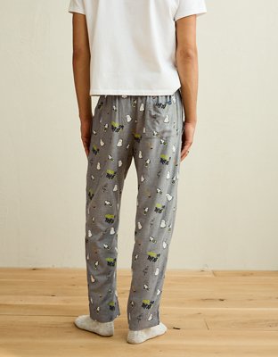AEO Halloween Graphic Flannel PJ Pant