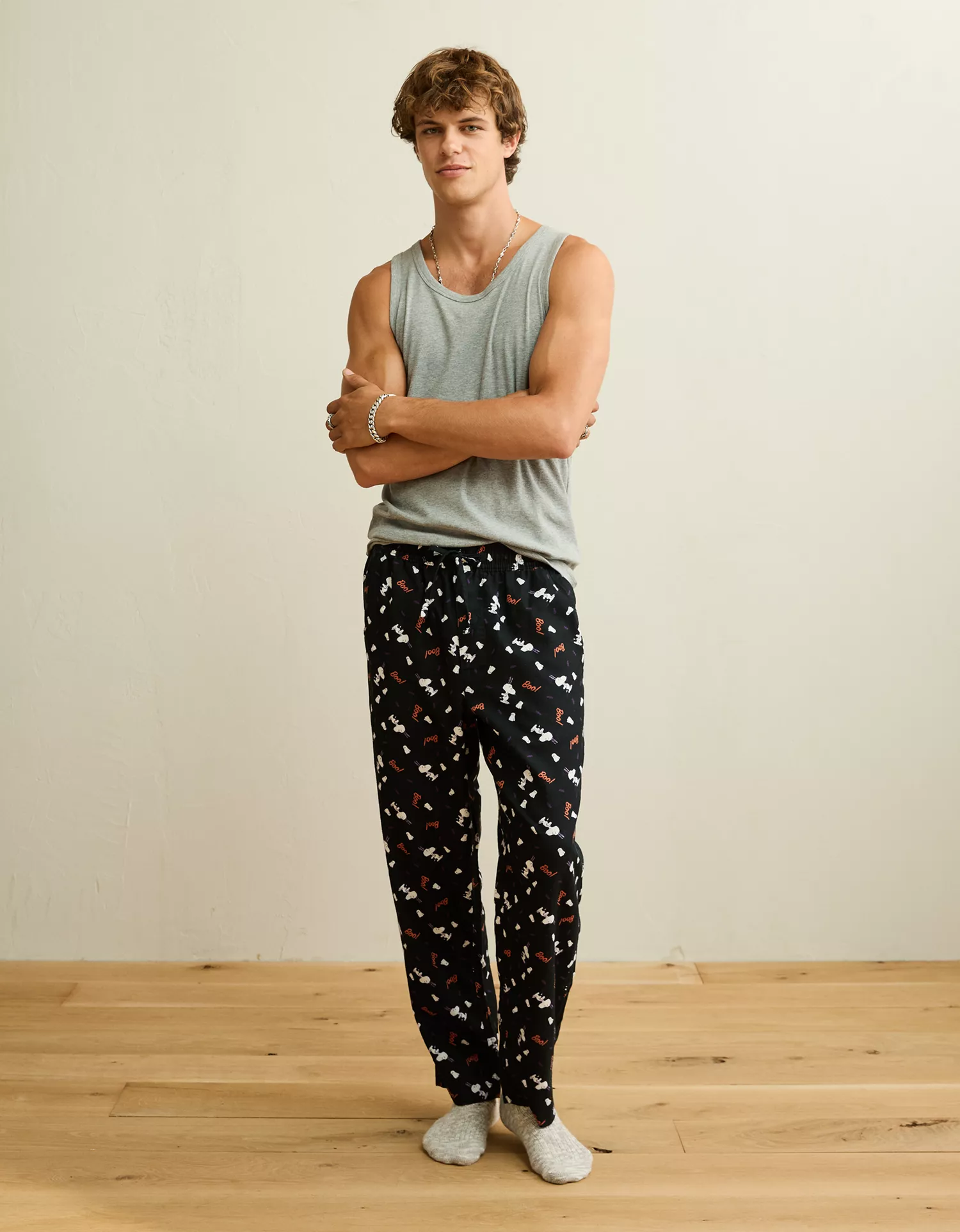 AEO Snoopy Halloween Flannel PJ Pant - thumbnail 7