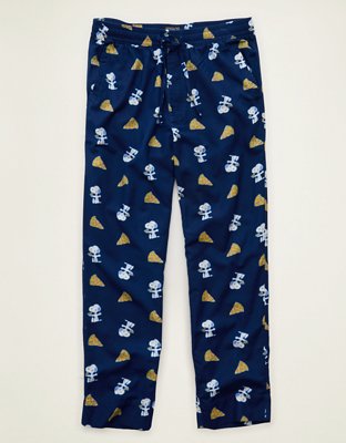 AEO Men's Snoopy Flannel PJ Pant