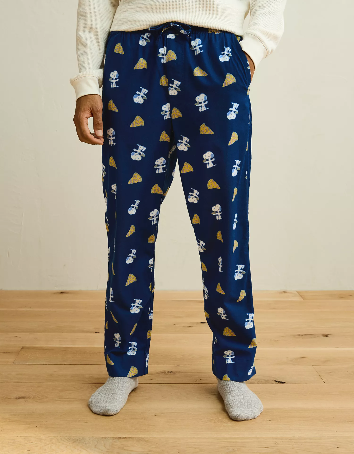 AEO Men's Snoopy Flannel PJ Pant - thumbnail 7