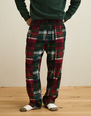 AEO Patchwork Flannel PJ Pant