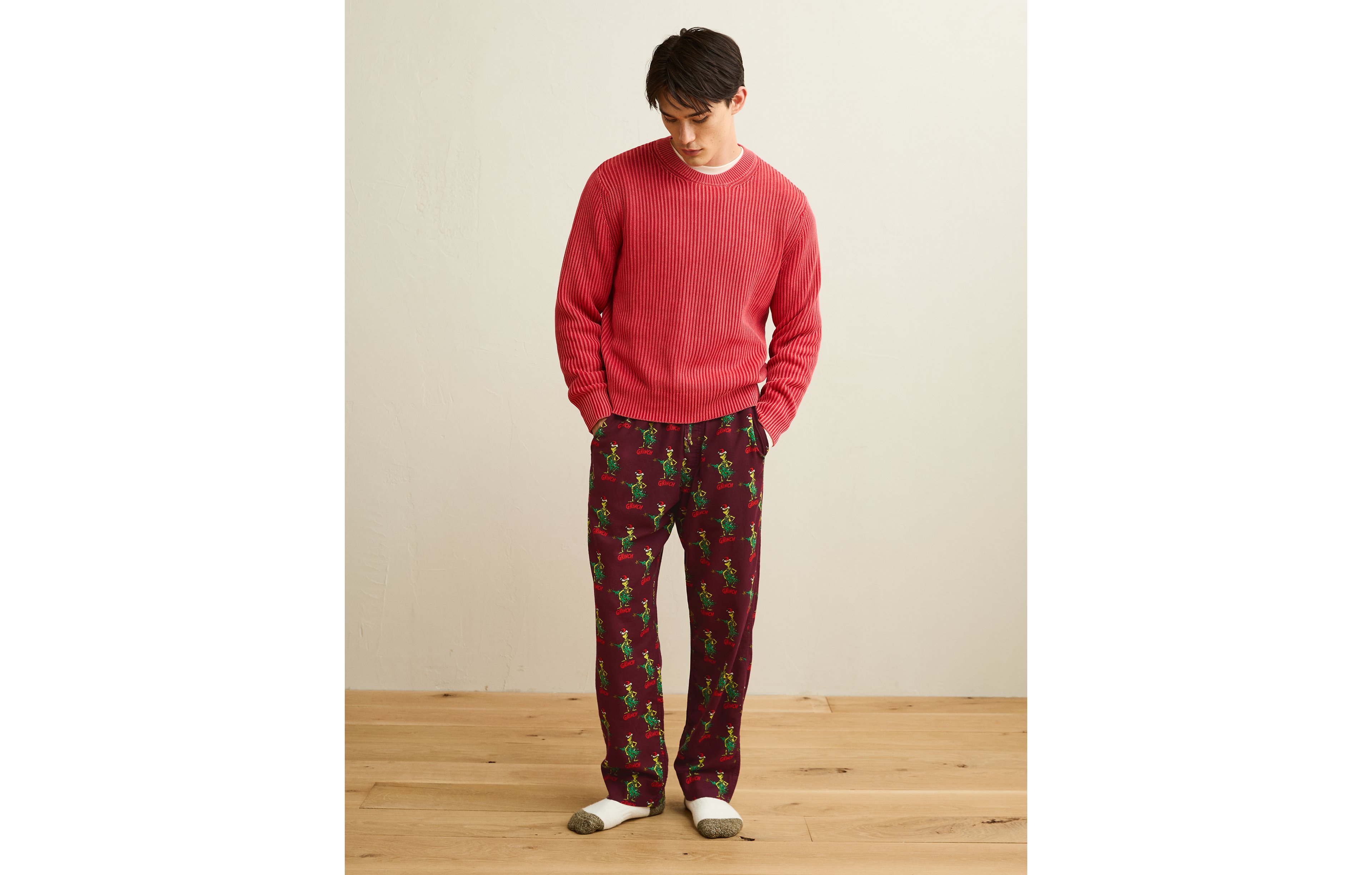 AEO Grinch Flannel PJ Pant