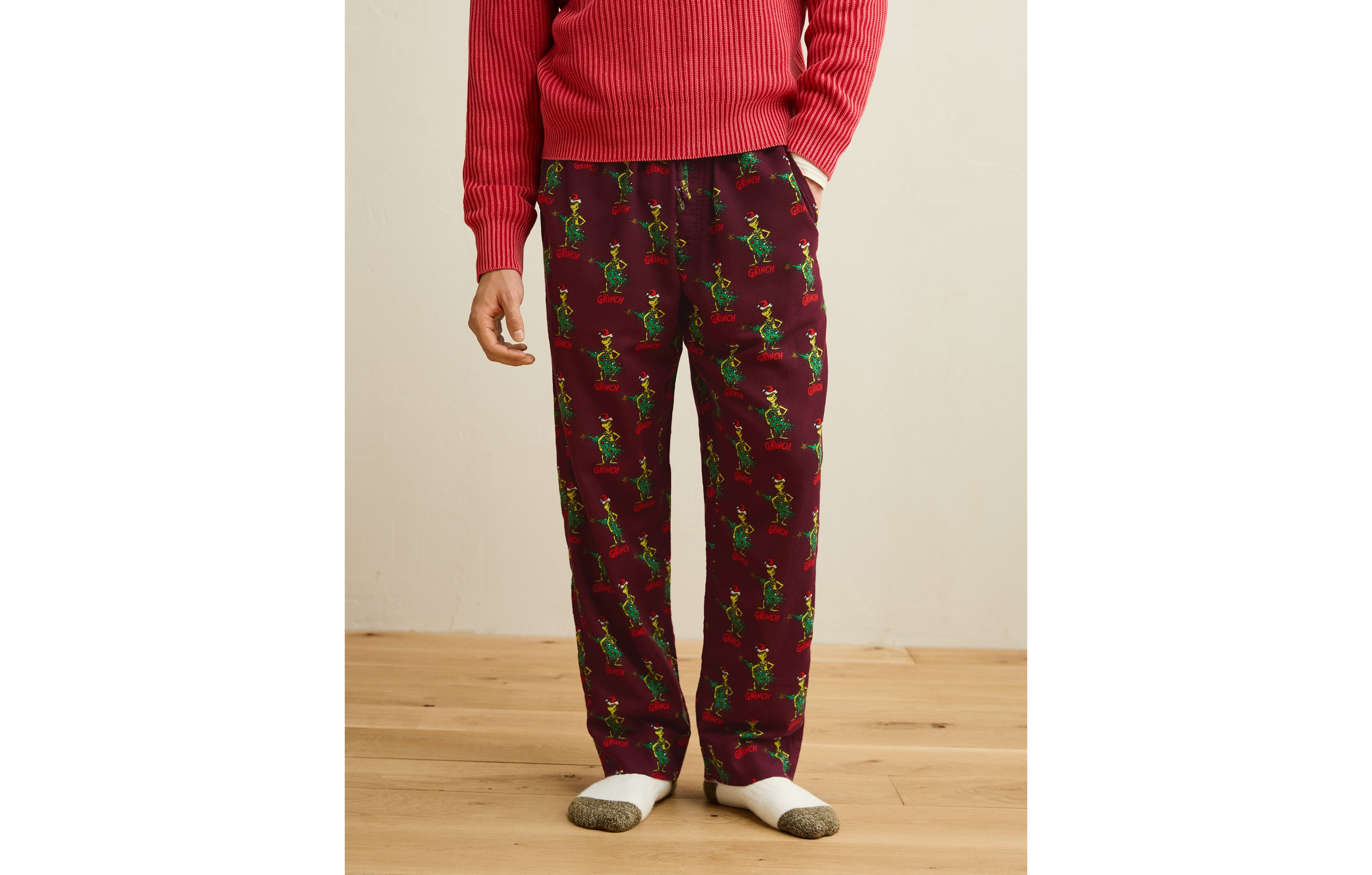 AEO Grinch Flannel PJ Pant