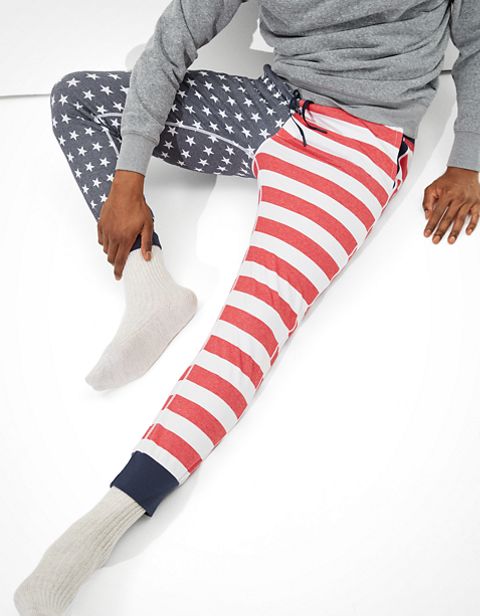 Мужские брюки American Eagle AEO Americana Ultra Soft Lounge Pant