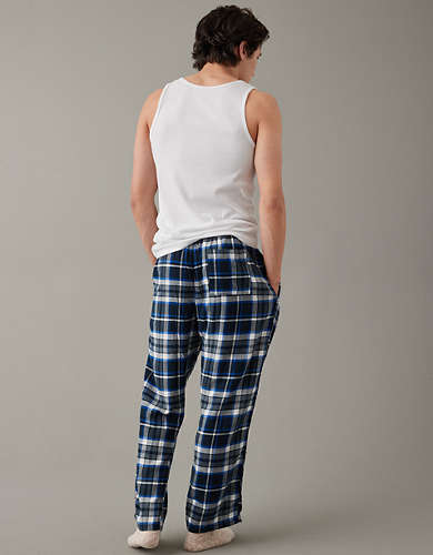 AE Pantalones de Pijama de Flannel