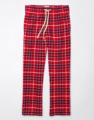 Alimens & Gentle Heavyweight Flannel Plaid Pajama Pants For Men