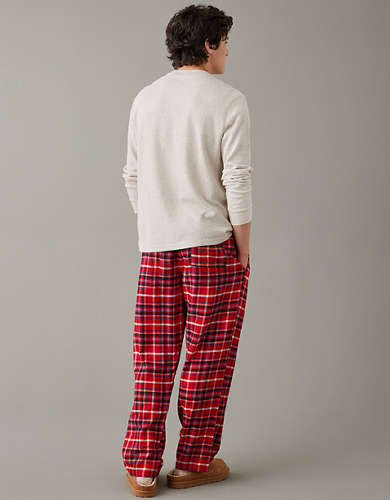 AE Pantalones de Pijama de Flannel