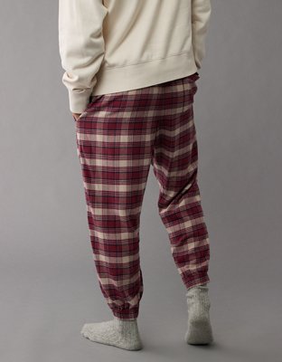 AE Flannel Joggers