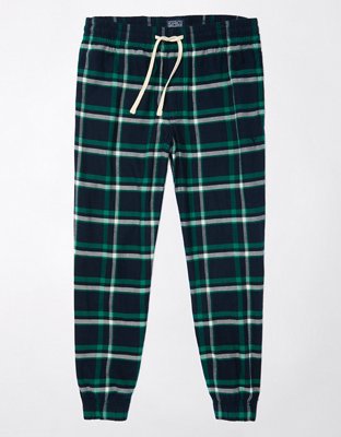 Flannel jogger pants - Man