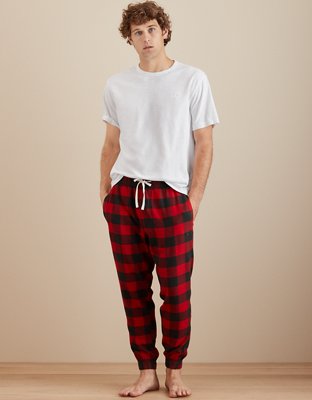 AE Flannel Joggers