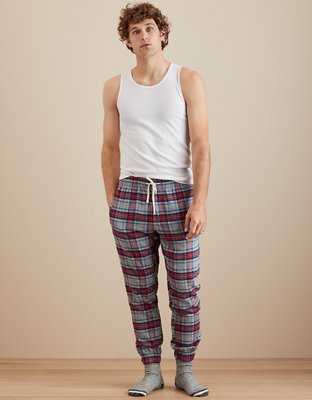 AE Flannel Joggers Bottoms