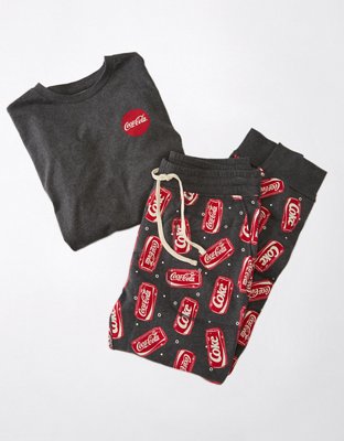 Мужские свитеры American Eagle AE Coca Cola Fleece PJ Set — фото 3