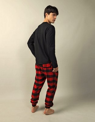 AE Tee & Flannel PJ Set