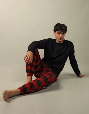 AE Tee & Flannel PJ Set