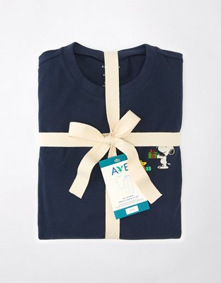 Мужские свитеры American Eagle AE Snoopy Fleece PJ Set — фото 5