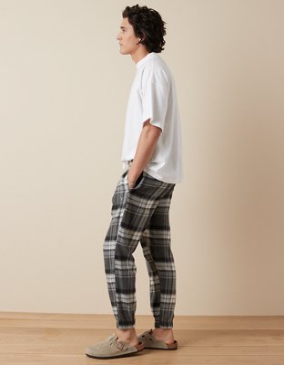 Members Only Flannel Jogger Lounge Pant with Draw String